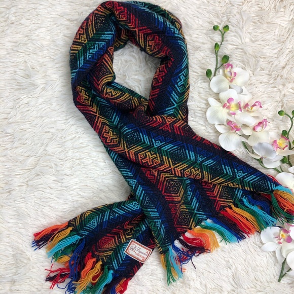 Figueroa Alpaca Accessories - Figueroa Alpaca multicolor Pashmina Scarf